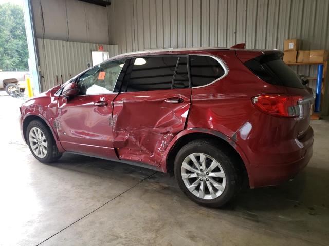 LRBFXBSAXHD001389 - 2017 BUICK ENVISION ESSENCE Կարմիր լուսանկար 2