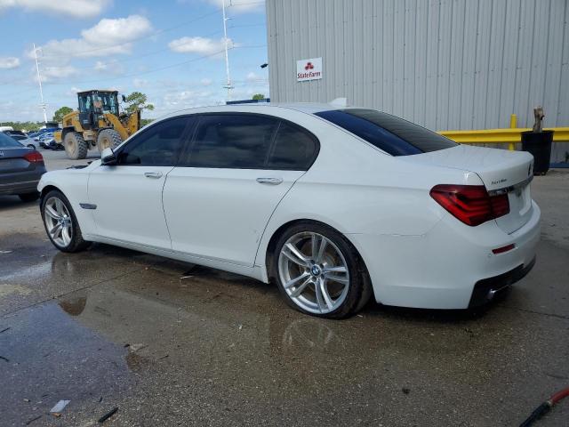 WBAYE8C53DD132126 - 2013 BMW 750 LI WHITE photo 2