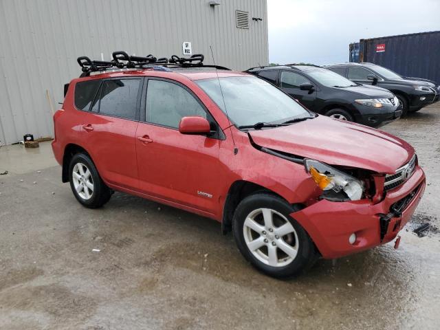 JTMBD31V185129775 - 2008 TOYOTA RAV4 LIMITED RED photo 4