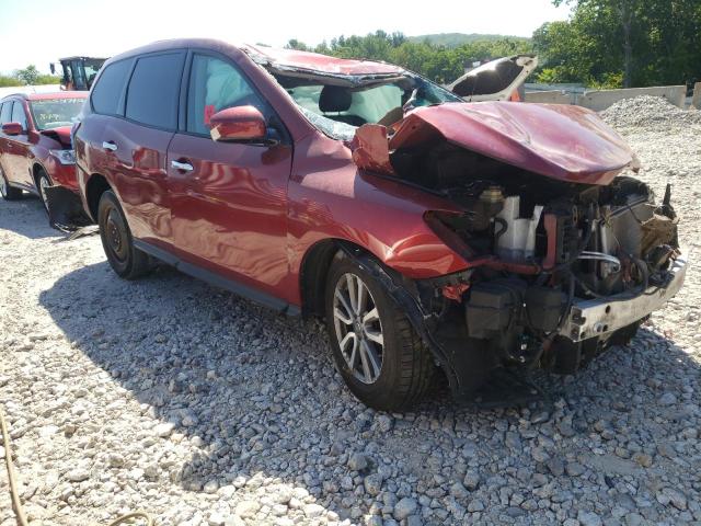 5N1AR2MM4EC697760 - 2014 NISSAN PATHFINDER S MAROON photo 1