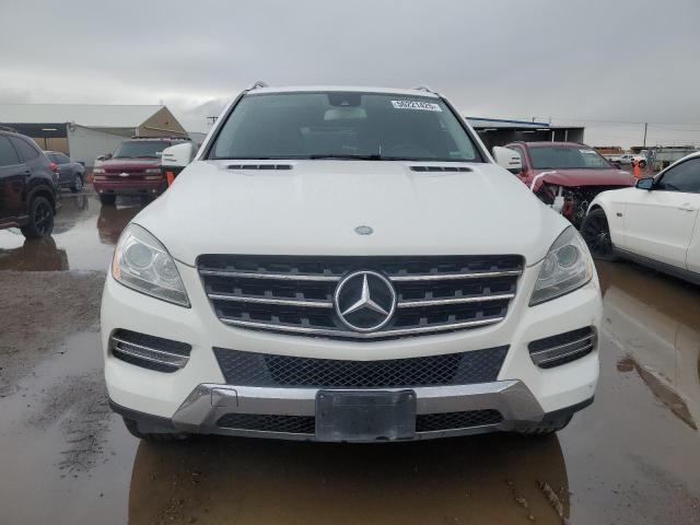 4JGDA5HB2FA491820 - 2015 MERCEDES-BENZ ML 350 4MATIC WHITE photo 5