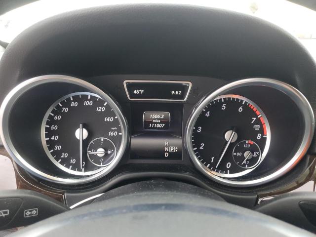 4JGDA5HB2FA491820 - 2015 MERCEDES-BENZ ML 350 4MATIC WHITE photo 9