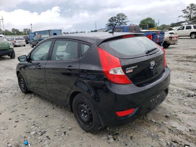 KMHCT5AE7FU222785 - 2015 HYUNDAI ACCENT GS BLACK photo 2