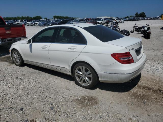 WDDGF4HB4DA789480 - 2013 MERCEDES-BENZ C-CLASS 250 WHITE photo 2