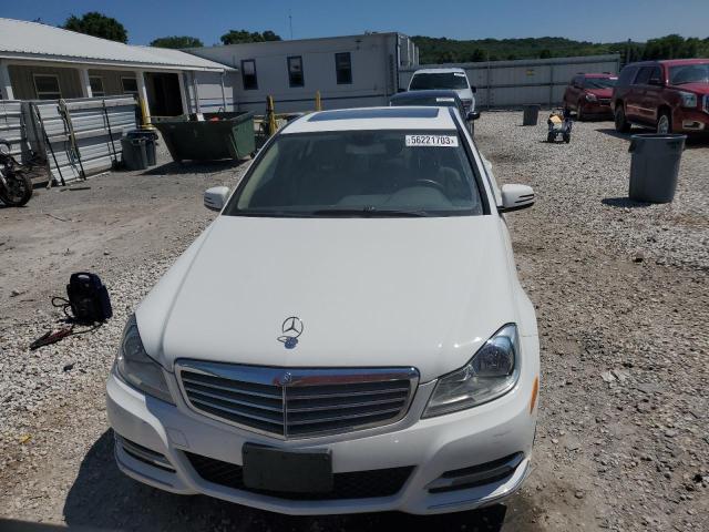 WDDGF4HB4DA789480 - 2013 MERCEDES-BENZ C-CLASS 250 WHITE photo 5