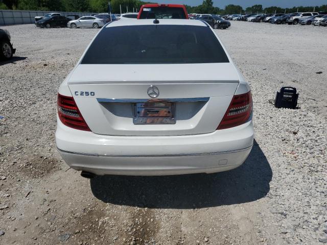 WDDGF4HB4DA789480 - 2013 MERCEDES-BENZ C-CLASS 250 WHITE photo 6