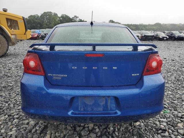 1C3CDZCB2CN183660 - 2012 DODGE AVENGER SXT BLUE photo 6