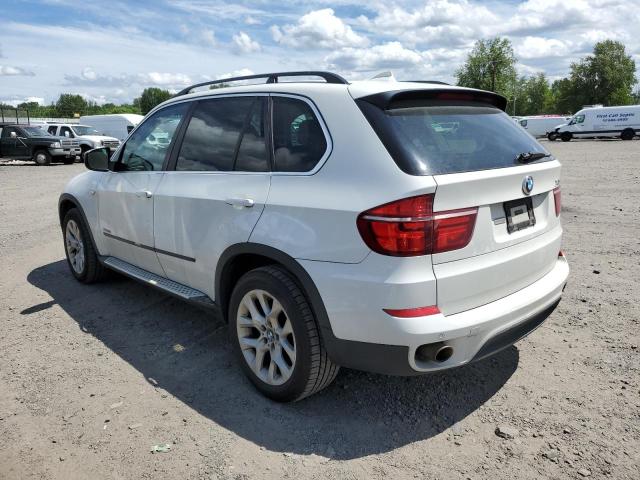 5UXZW0C54D0B91510 - 2013 BMW X5 XDRIVE35D WHITE photo 2