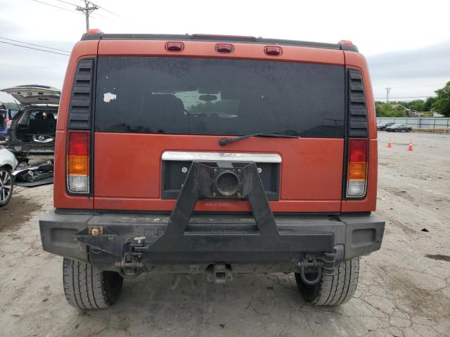 5GRGN23U13H109565 - 2003 HUMMER H2 ORANGE photo 6