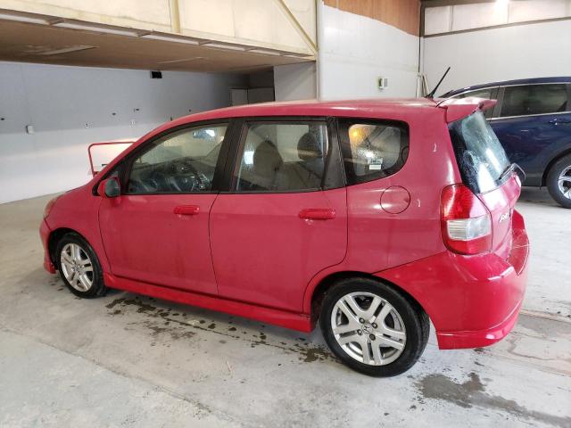 JHMGD38637S021709 - 2007 HONDA FIT S 红色 照片 2