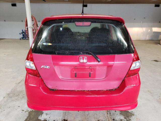 JHMGD38637S021709 - 2007 HONDA FIT S 红色 照片 6