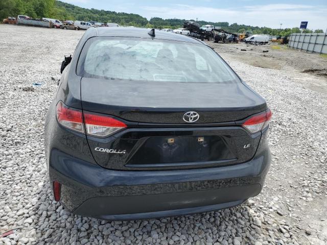 5YFEPMAE6MP160706 - 2021 TOYOTA COROLLA LE BLACK photo 6