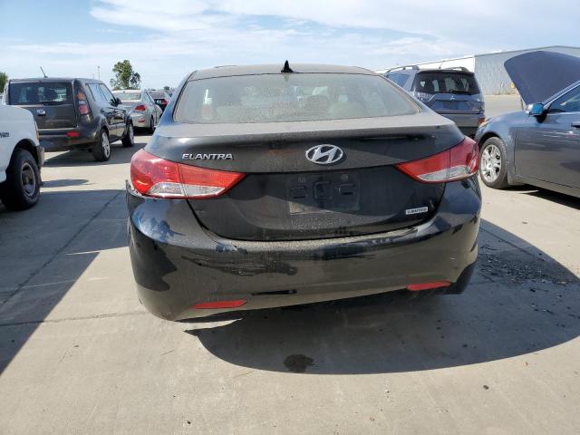 KMHDH4AE2DU692249 - 2013 HYUNDAI ELANTRA GLS BLACK photo 6