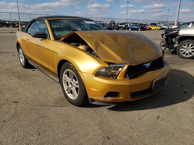 1ZVBP8EN1A5102433 - 2010 FORD MUSTANG GOLD photo 1