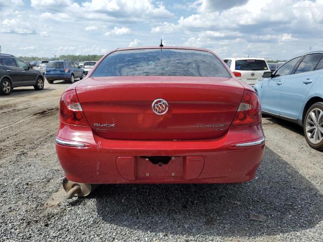 2G4WC582581136351 - 2008 BUICK LACROSSE CX RED photo 6