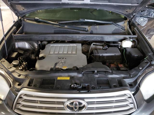 5TDBK3EH2AS023555 - 2010 TOYOTA HIGHLANDER GRAY photo 12