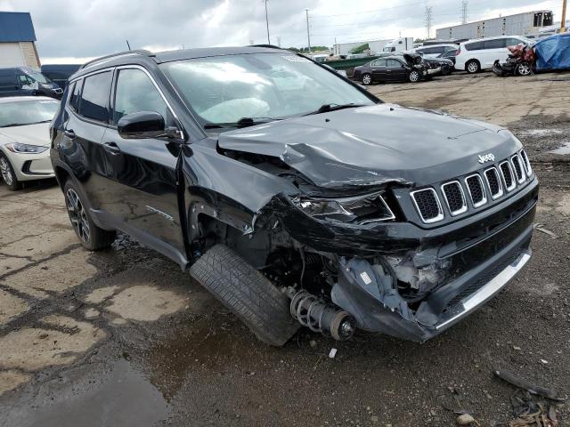 3C4NJDCB3JT337192 - 2018 JEEP COMPASS LIMITED BLACK photo 1