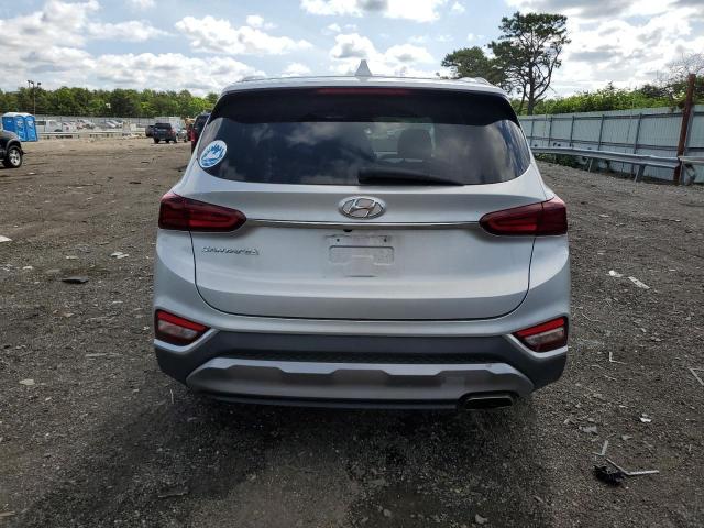 5NMS3CAD4KH090209 - 2019 HYUNDAI SANTA FE SEL SILVER photo 6