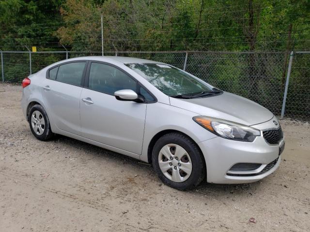 KNAFK4A64F5391628 - 2015 KIA FORTE LX SILVER photo 4