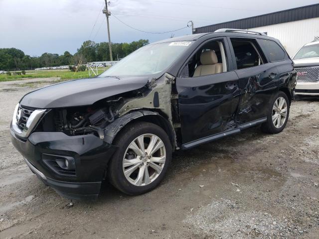 5N1DR2MN3JC632110 - 2018 NISSAN PATHFINDER S BLACK photo 1