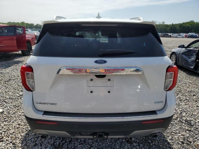 1FMSK7FH0LGB52599 - 2020 FORD EXPLORER LIMITED WHITE photo 6