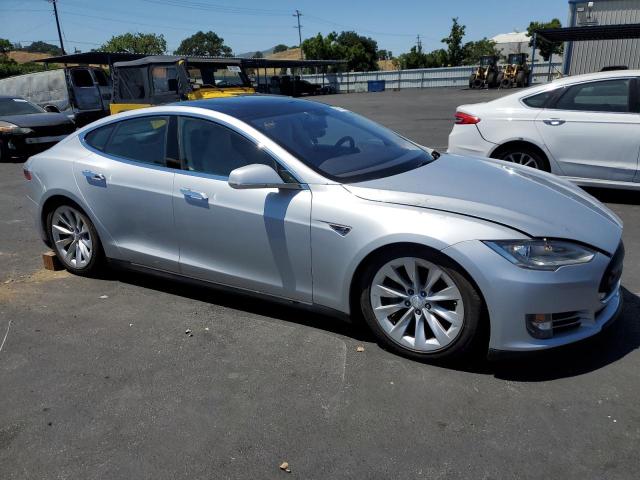 5YJSA1CP6CFP01409 - 2012 TESLA MODEL S ვერცხლისფერი ფოტო 4