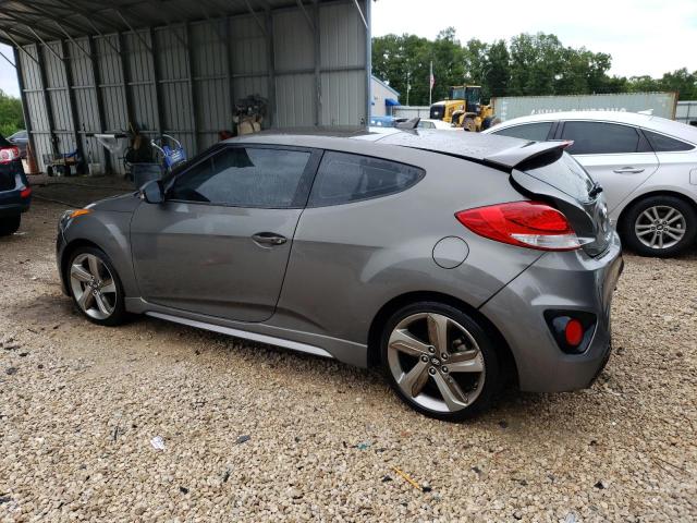 KMHTC6AE8DU087125 - 2013 HYUNDAI VELOSTER TURBO GRAY photo 2