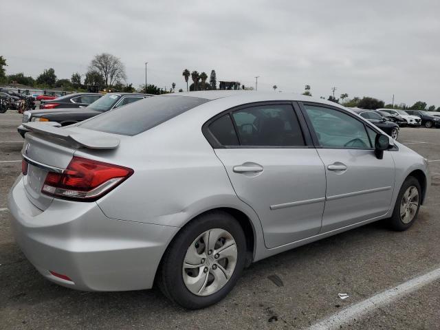 19XFB2F54DE280702 - 2013 HONDA CIVIC LX SILVER photo 3