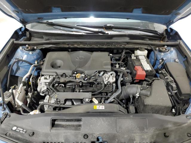 4T1G11AK1RU218466 - 2024 TOYOTA CAMRY SE NIGHT SHADE BLUE photo 11