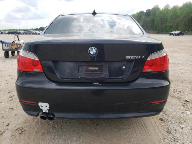 WBANU5C56AC364192 - 2010 BMW 528 I BLACK photo 6