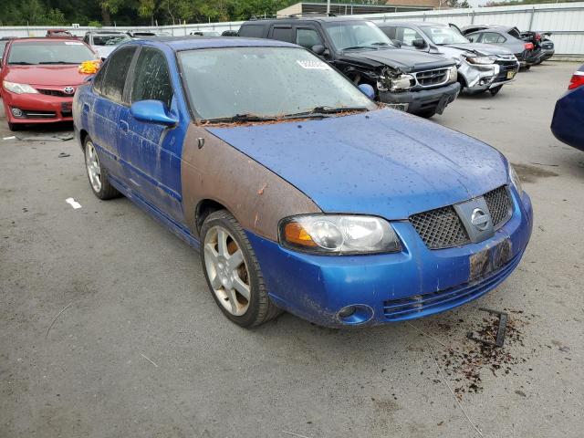 3N1AB51D76L492411 - 2006 NISSAN SENTRA SE-R SPEC V BLUE photo 1