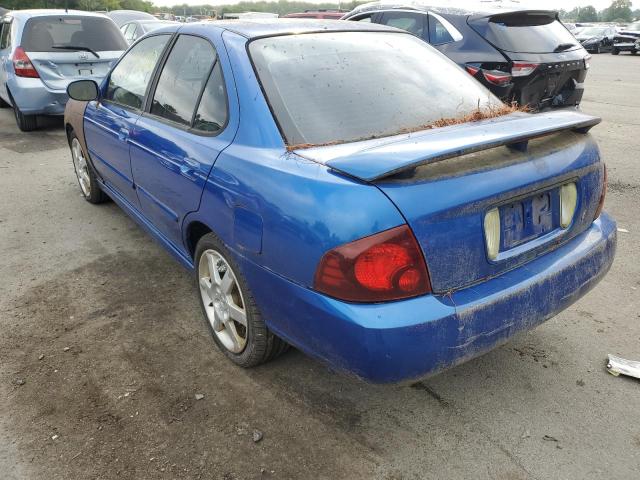 3N1AB51D76L492411 - 2006 NISSAN SENTRA SE-R SPEC V BLUE photo 3