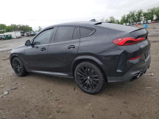 5UXCY4C08L9D70302 - 2020 BMW X6 SDRIVE 40I BLACK photo 2