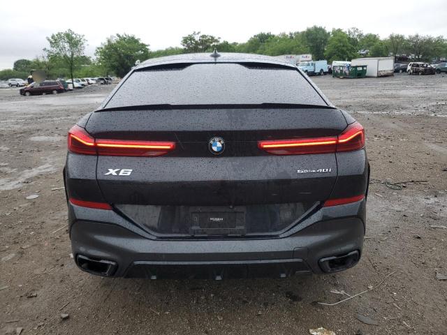 5UXCY4C08L9D70302 - 2020 BMW X6 SDRIVE 40I BLACK photo 6