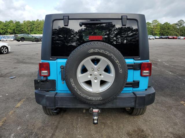 1C4BJWDG8HL569379 - 2017 JEEP WRANGLER U SPORT BLUE photo 6