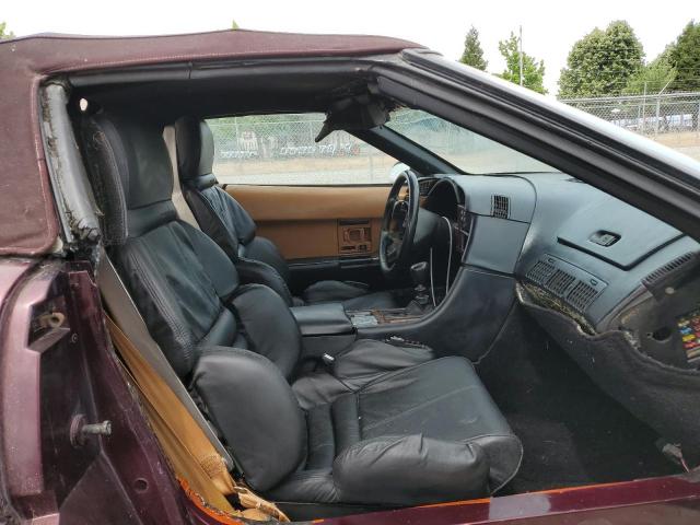 1G1YY338XL5116854 - 1990 CHEVROLET CORVETTE BURGUNDY photo 10