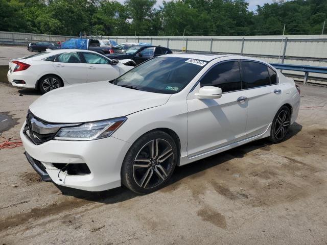 1HGCR3F93GA035485 - 2016 HONDA ACCORD TOURING WHITE photo 1