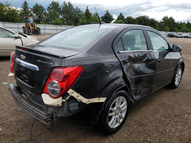 1G1JC5SH0D4241155 - 2013 CHEVROLET SONIC LT BLACK photo 3