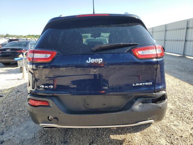 1C4PJMDSXFW644108 - 2015 JEEP CHEROKEE LIMITED BLUE photo 6