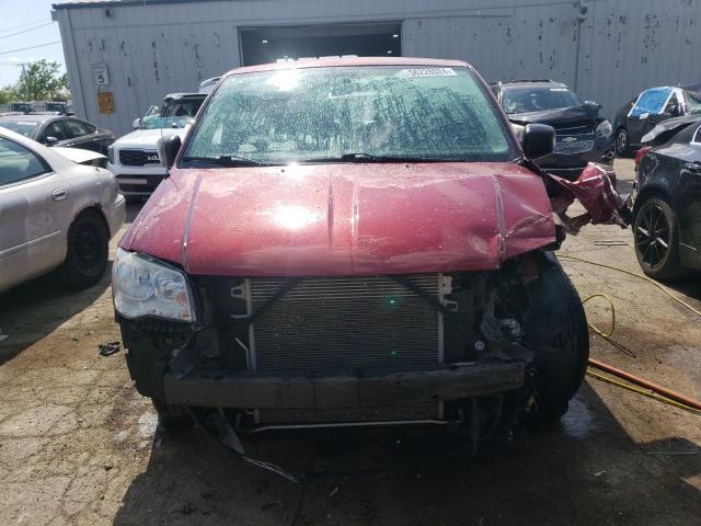 2C4RDGBG8ER422237 - 2014 DODGE GRAND CARA SE RED photo 5