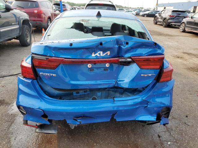 3KPF44AC1PE609890 - 2023 KIA FORTE GT BLUE photo 6