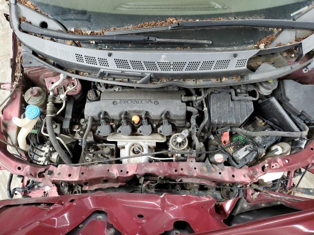 1HGFA165X7L129700 - 2007 HONDA CIVIC LX BURGUNDY photo 11