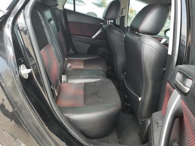 JM1BL1L32C1508139 - 2012 MAZDA SPEED 3 შავი ფოტო 10