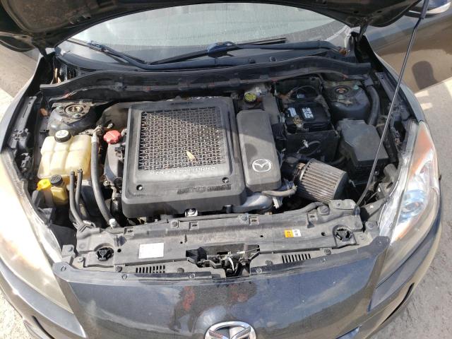 JM1BL1L32C1508139 - 2012 MAZDA SPEED 3 შავი ფოტო 11