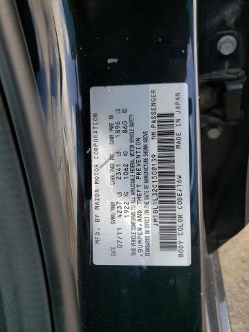 JM1BL1L32C1508139 - 2012 MAZDA SPEED 3 შავი ფოტო 12