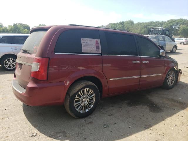 2C4RC1CG0DR727244 - 2013 CHRYSLER TOWN & COU TOURING L RED photo 3