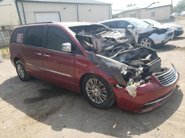 2C4RC1CG0DR727244 - 2013 CHRYSLER TOWN & COU TOURING L RED photo 4