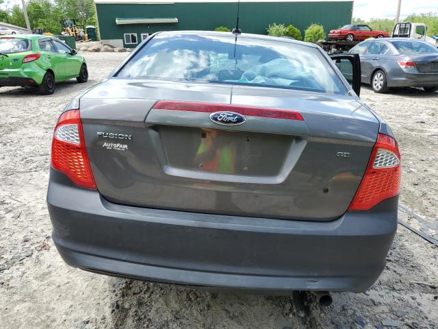 3FAHP0HA2CR370405 - 2012 FORD FUSION SE CHARCOAL photo 6