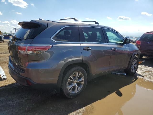 5TDJKRFH4FS200403 - 2015 TOYOTA HIGHLANDER XLE CHARCOAL photo 3
