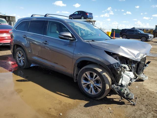 5TDJKRFH4FS200403 - 2015 TOYOTA HIGHLANDER XLE CHARCOAL photo 4